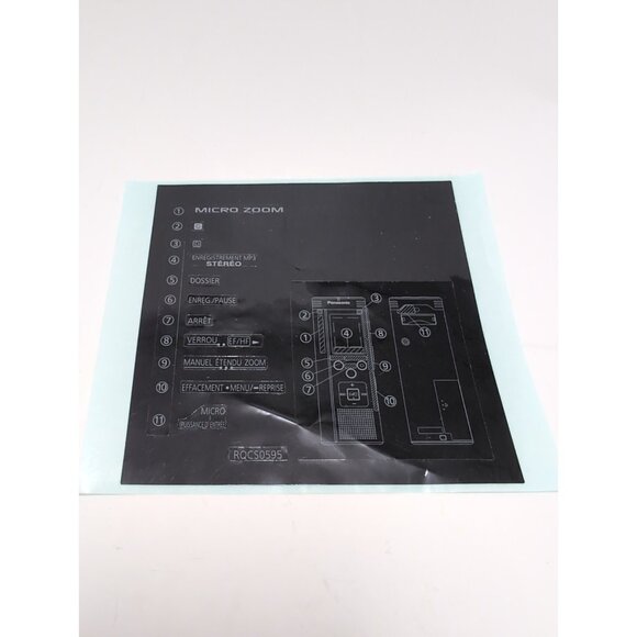 Panasonic RR-US570 Digital Voice Recorder Tested 287 Hours 1GB TESTED Works - Picture 10 of 12